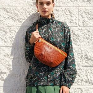 Clare V Belt Bag —  Crocodile-Embossed Women's Belt Bag
